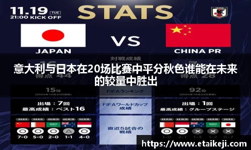 意大利与日本在20场比赛中平分秋色谁能在未来的较量中胜出